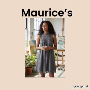 Maurice’s Women’s Sleeveless Overlay Lace Mini Dress Size XXL